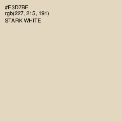 #E3D7BF - Stark White Color Image